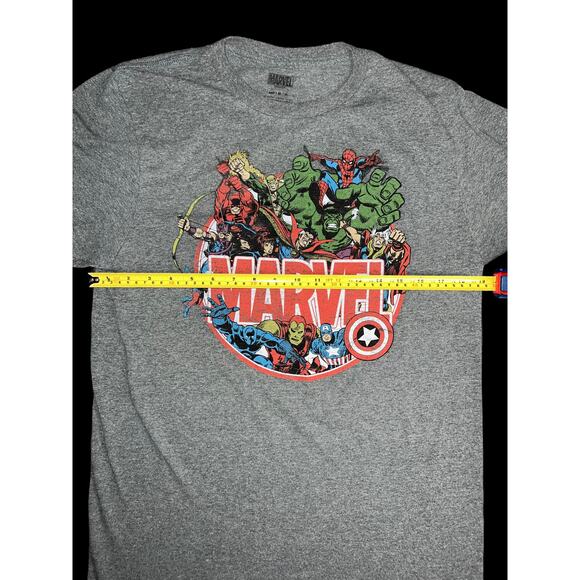 Woman's Marvel Avengers Characters Grey T-Shirt Medium - Picture 5 of 8